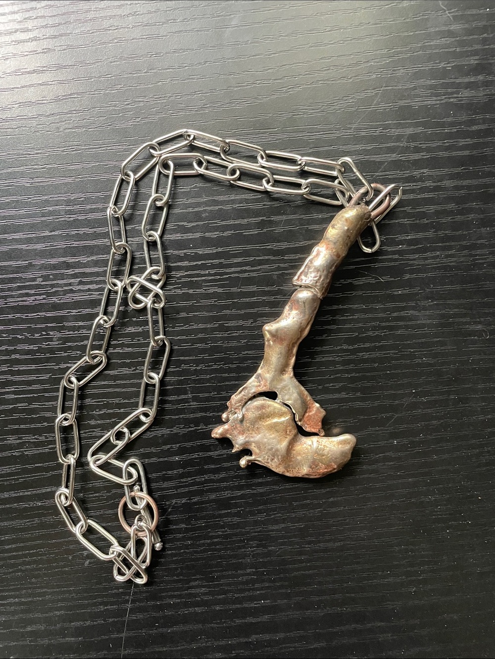 Handmade Reaper Scythe Pendant